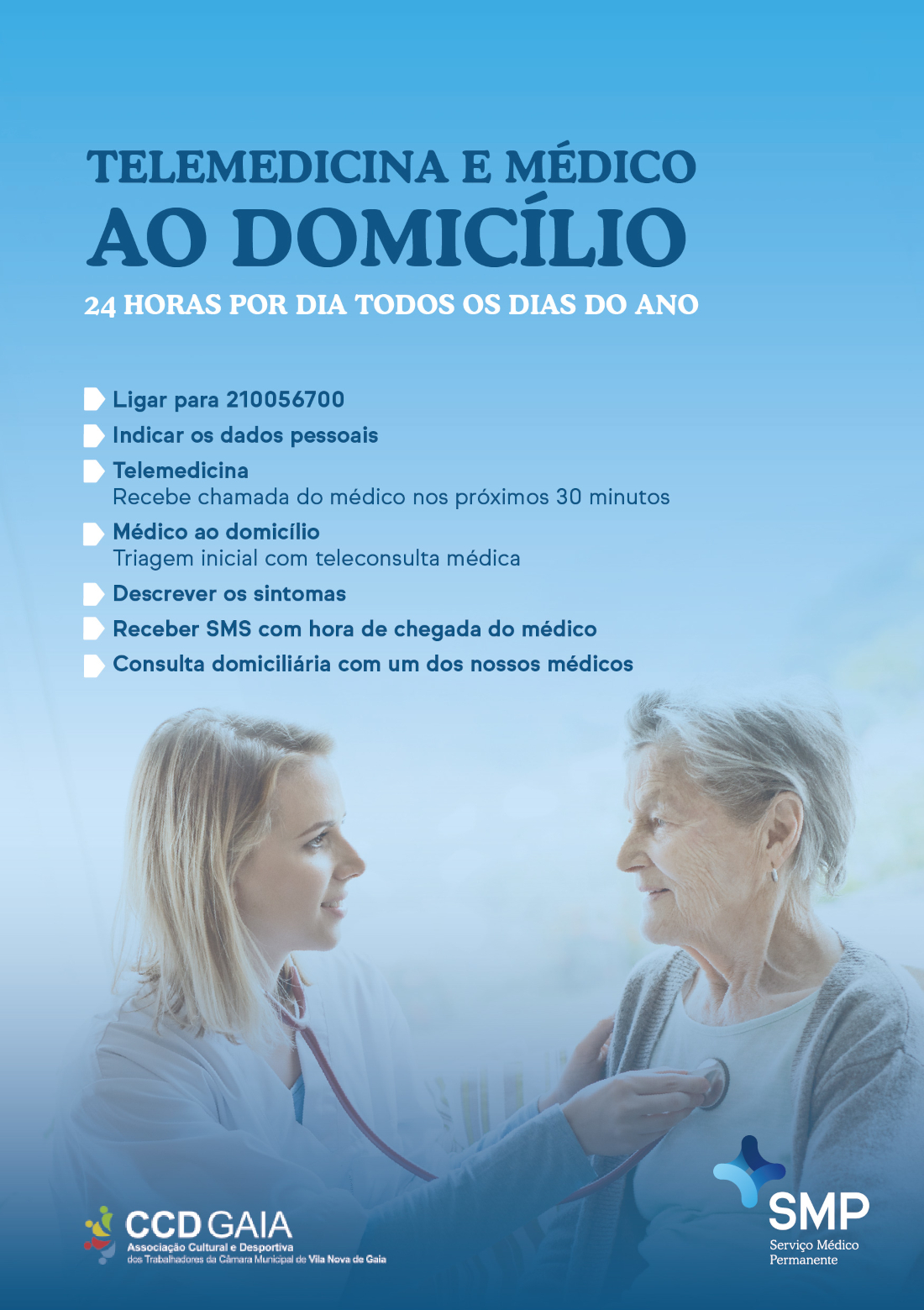 Serviço Médico Permanente - folheto